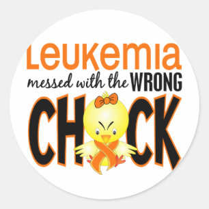 Sticker Rond Leukemia Messed