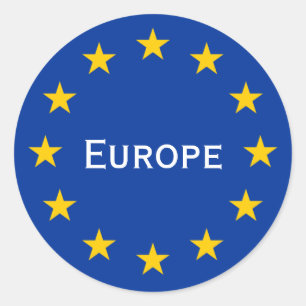 Sticker Rond l'Europe