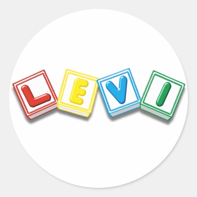 Sticker Rond Levi (Devant)