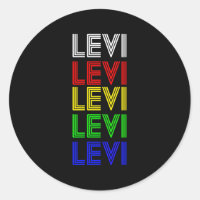 Levi Style Personnalisé De Prénom Par Mel