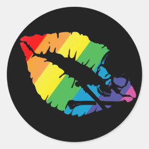 Sticker Rond lèvres de poison