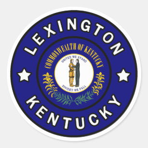 Sticker Rond Lexington Kentucky