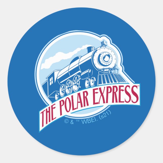 Sticker Rond L'Express polaire | Insigne de train (Devant)