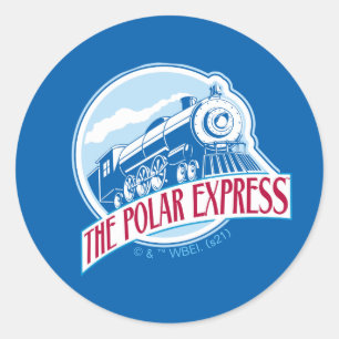 Sticker Rond L'Express polaire   Insigne de train