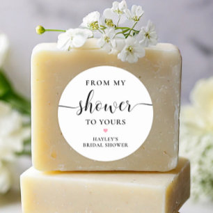 Sticker Rond Leyton De Ma Douche À Ton Savon