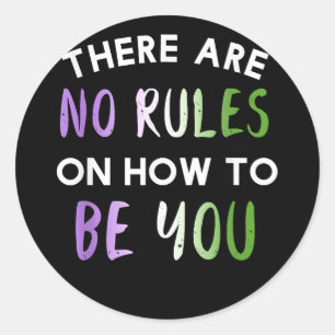 Sticker Rond LGBT Flag Sounds Gay I'in