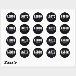 Sticker Rond LGBTQ Legs Glutes Biceps Triceps Quads Gym Lover