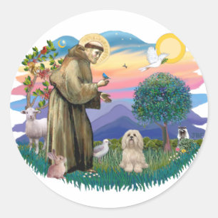 Sticker Rond Lhasa Apso (#9)