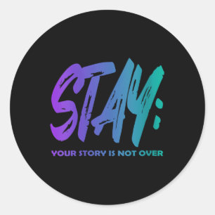 Sticker Rond L'histoire des femmes n'est pas terminée Restez Pr