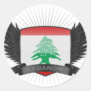 STICKER ROND LIBAN