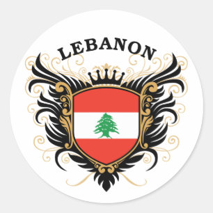 Sticker Rond Liban