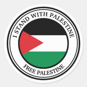 Sticker Rond Libérer la Palestine