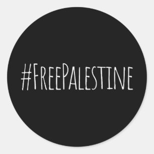 Sticker Rond Libérer la Palestine   #FreePalestine   Libérez Ga
