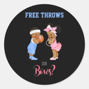 Sticker Rond Libérez Thons Ou Bows Bysketbyll By