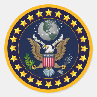 Sticker Rond Liberté