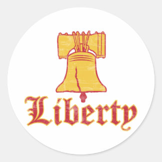 Sticker Rond Liberté