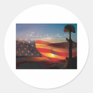 Sticker Rond Liberté Libre