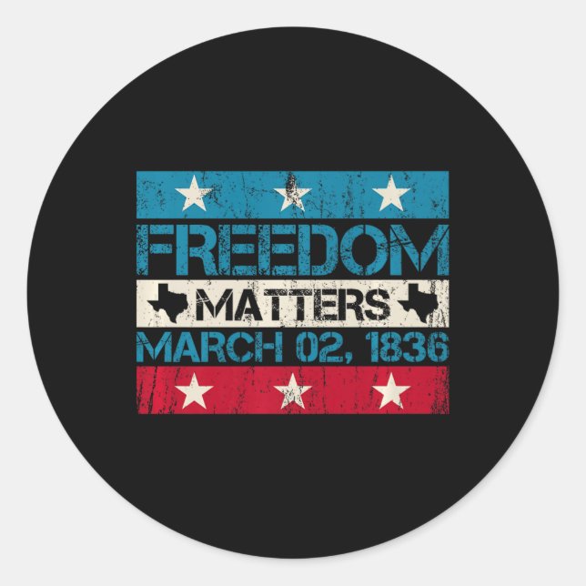 Sticker Rond Liberté S Mars 021 (Devant)