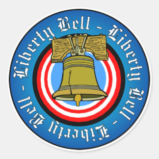 Sticker Rond Liberty Bell
