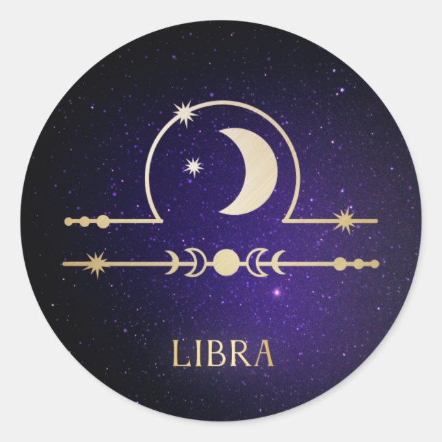 Sticker Rond Libra (Devant)