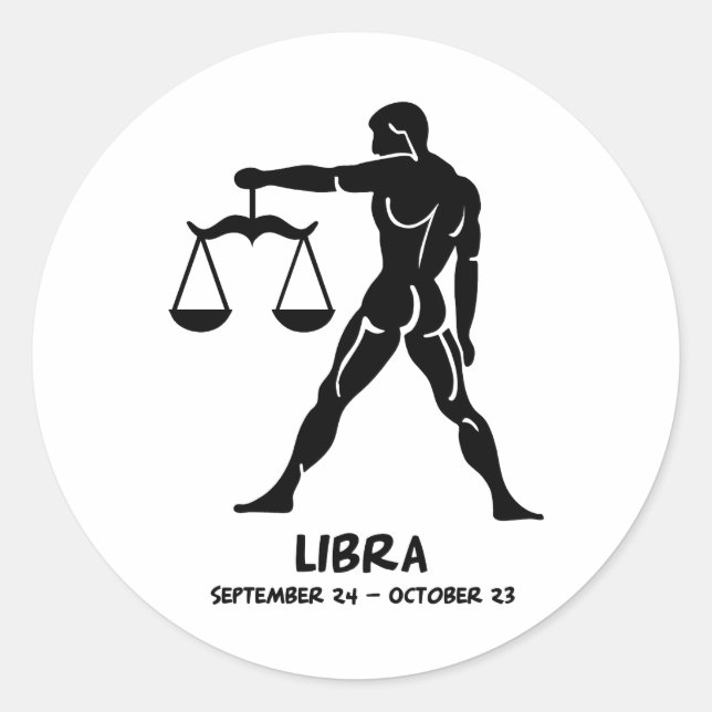 Sticker Rond Libra (Devant)