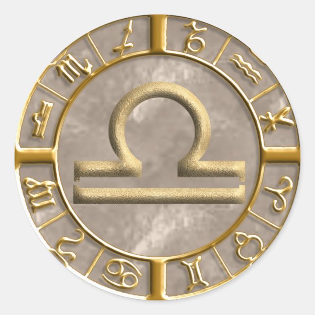 Sticker Rond Libra (Devant)