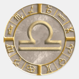 Sticker Rond Libra
