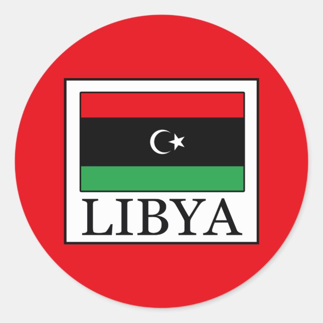 Sticker Rond Libye (Devant)