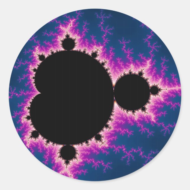 Sticker Rond Lightningbrot - Fractal (Devant)