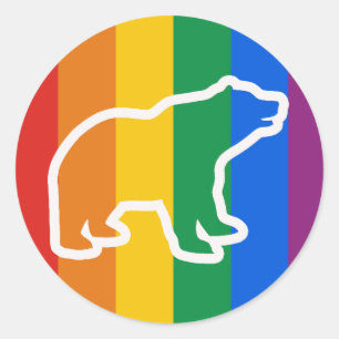 STICKER ROND LIGNE BLANCHE