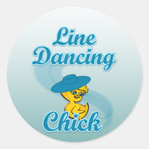 Sticker Rond Ligne Dancing Chic #3