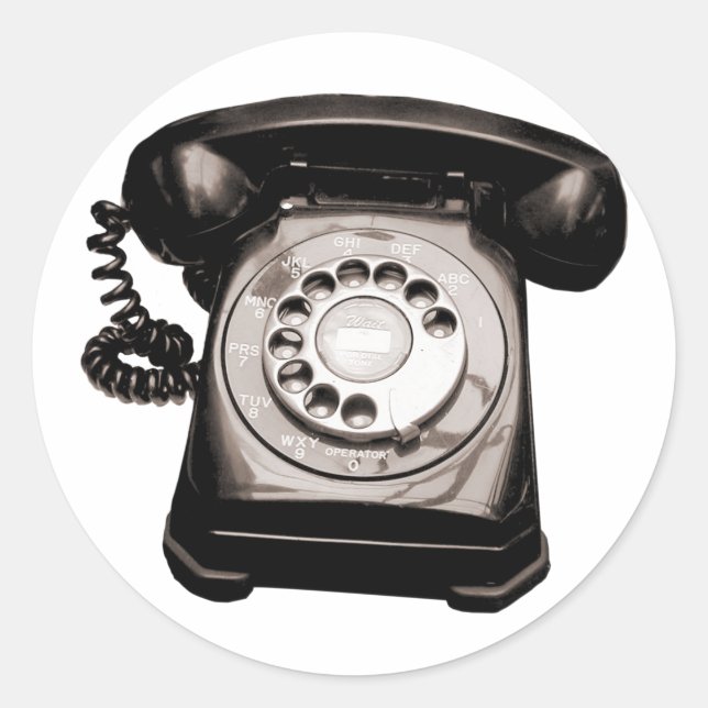 Sticker Rond Ligne d'assistance (Devant)