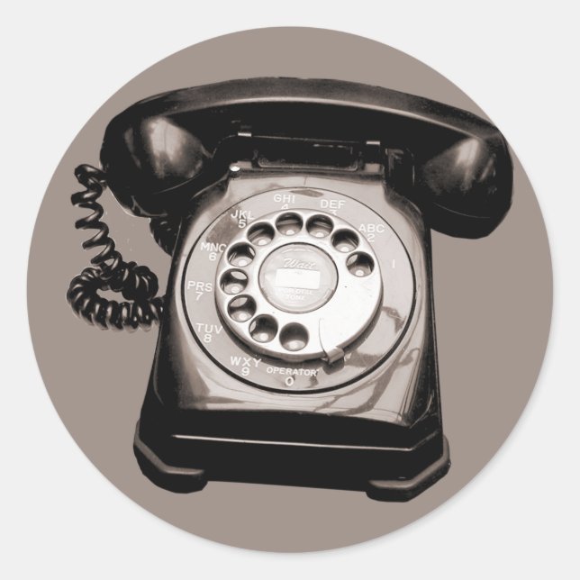 Sticker Rond Ligne d'assistance (Devant)