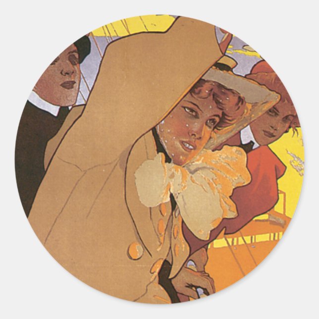 Sticker Rond Ligne Dover-Ostende (Devant)