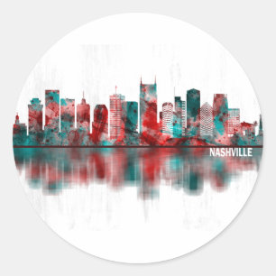 Sticker Rond Ligne du Tennessee