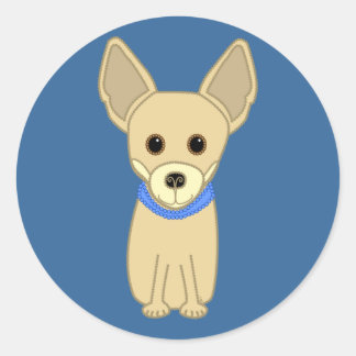 Sticker Rond LiL Chihuahua