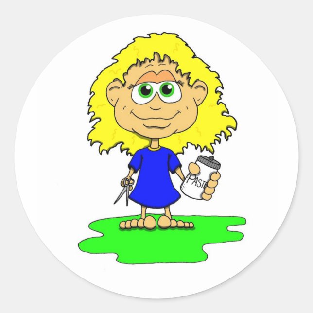 Sticker Rond Lil Crafty (Devant)