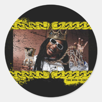 Sticker Rond Lil Jon "Roi de Crunk"