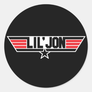 Sticker Rond Lil Jon "Top Gun"