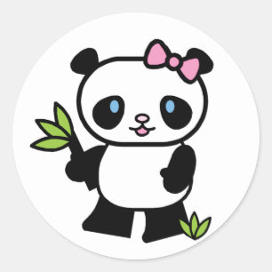 Sticker Rond Lil Panda