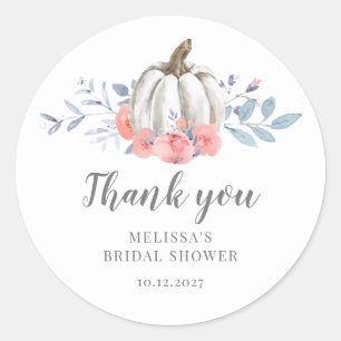 Sticker Rond Lilac Floral Mariage Fête de Fiançailles avec Citr