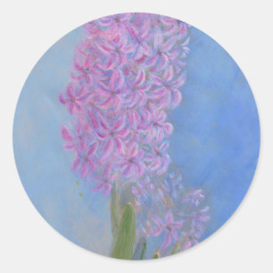 Sticker Rond Lilac rose Hyacinth