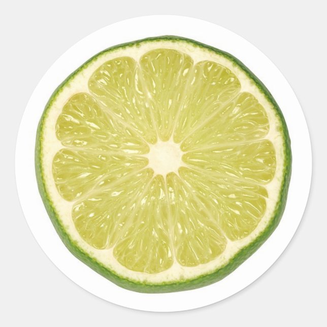 Sticker Rond lime (Devant)