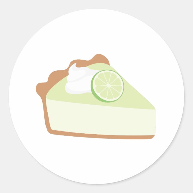 Sticker Rond Lime Pie (Devant)