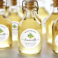 Limoncello d'aquarelle de citron