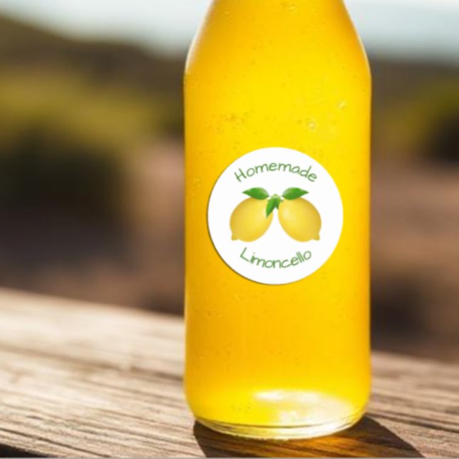 Sticker Rond Limoncello fait maison (Créateur téléchargé)