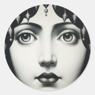 Sticker Rond Lina Cavalieri
