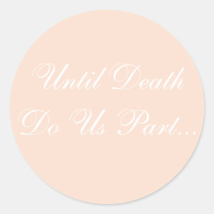 Sticker Rond Linge d'Invitation personnalisé