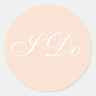 Sticker Rond Linge Invitation customisé