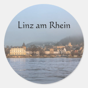 Sticker Rond Linz Rhein Allemagne